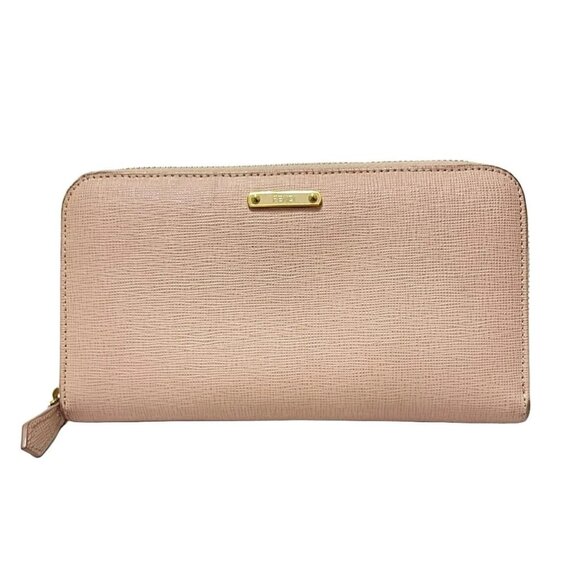 Auth FENDI Crayons 8M0299 Light Pink PVC - Long Wallet - Picture 1 of 6